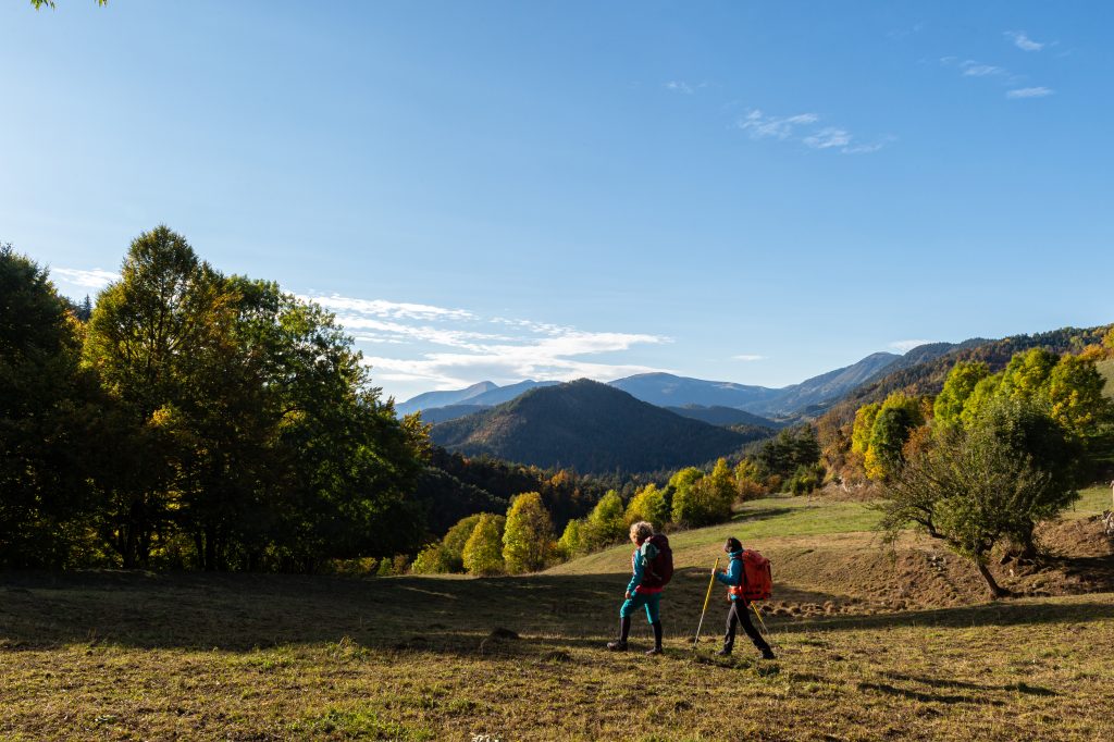 Alpes de Haute Provence, automne, France, gr69, La Routo, Le vernet, paysage, randonnée