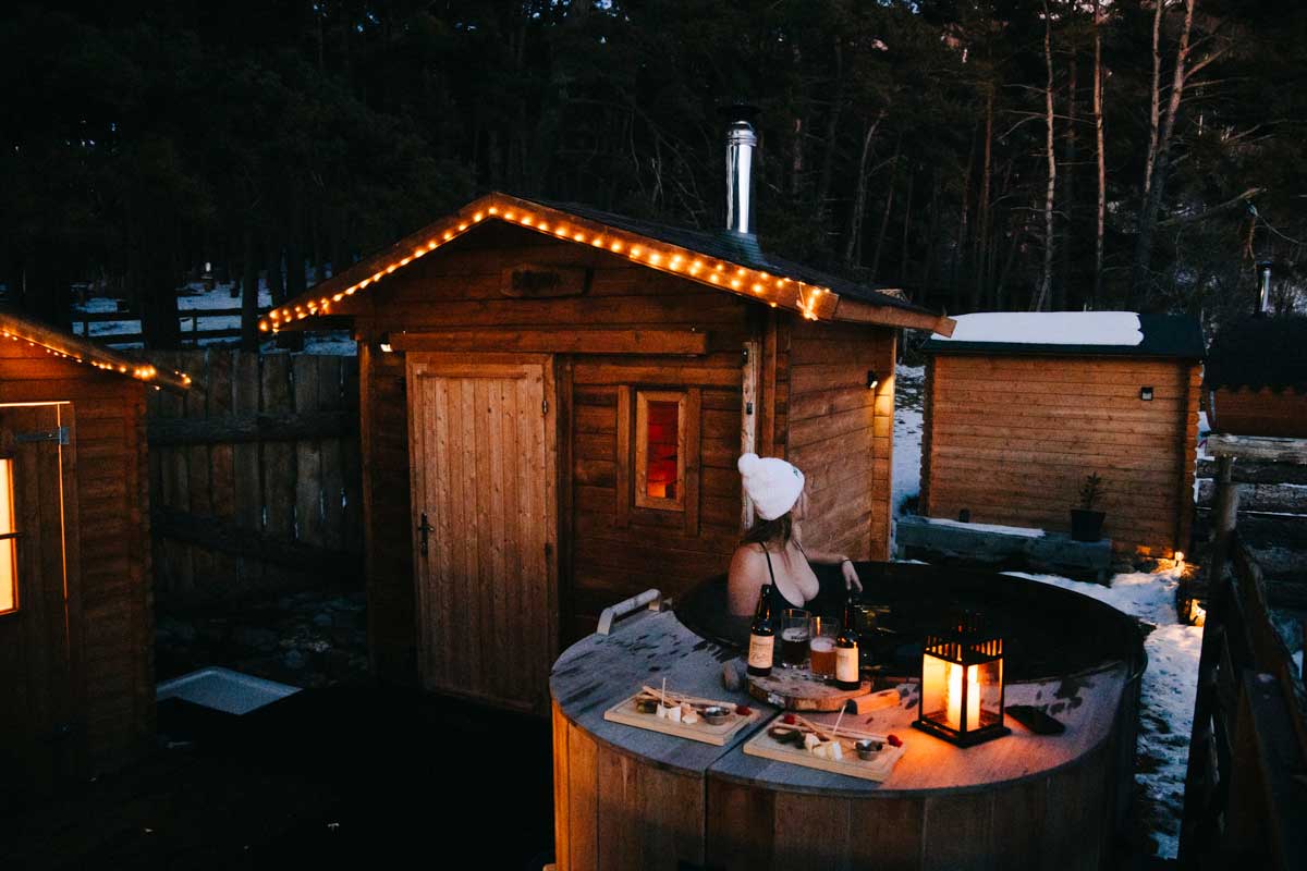 Bains des bois nocturne Montclar