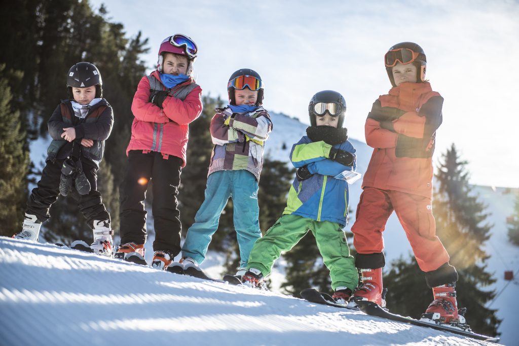 Enfants ski à Chabanon