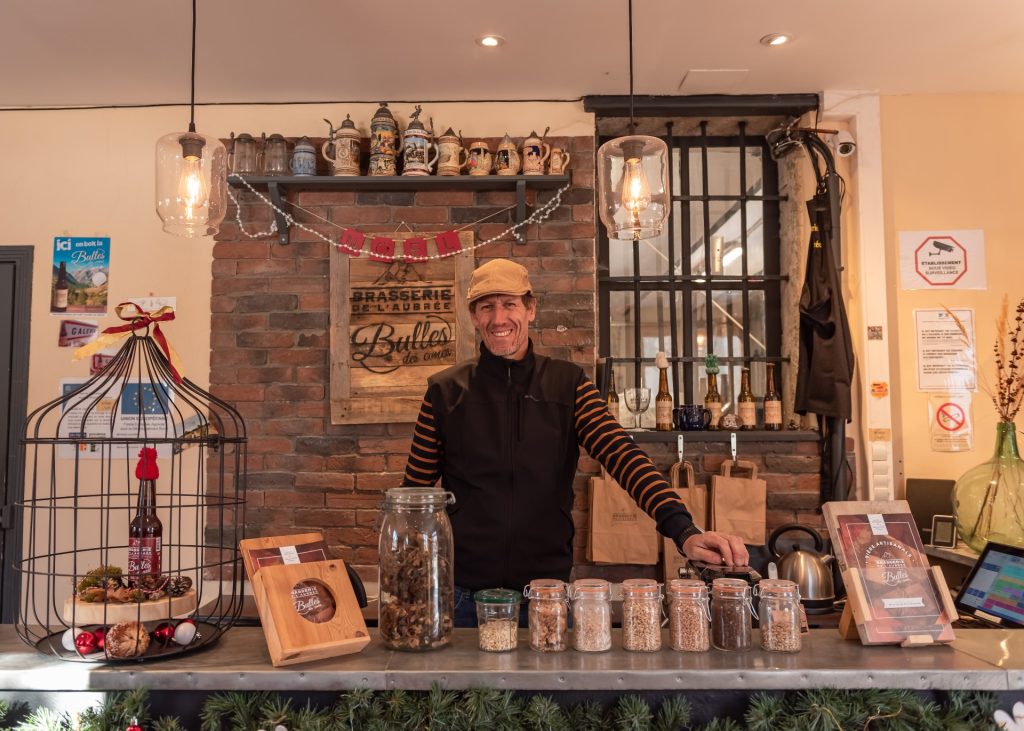 Xavier Héritier, la Brasserie de l'Aubrée