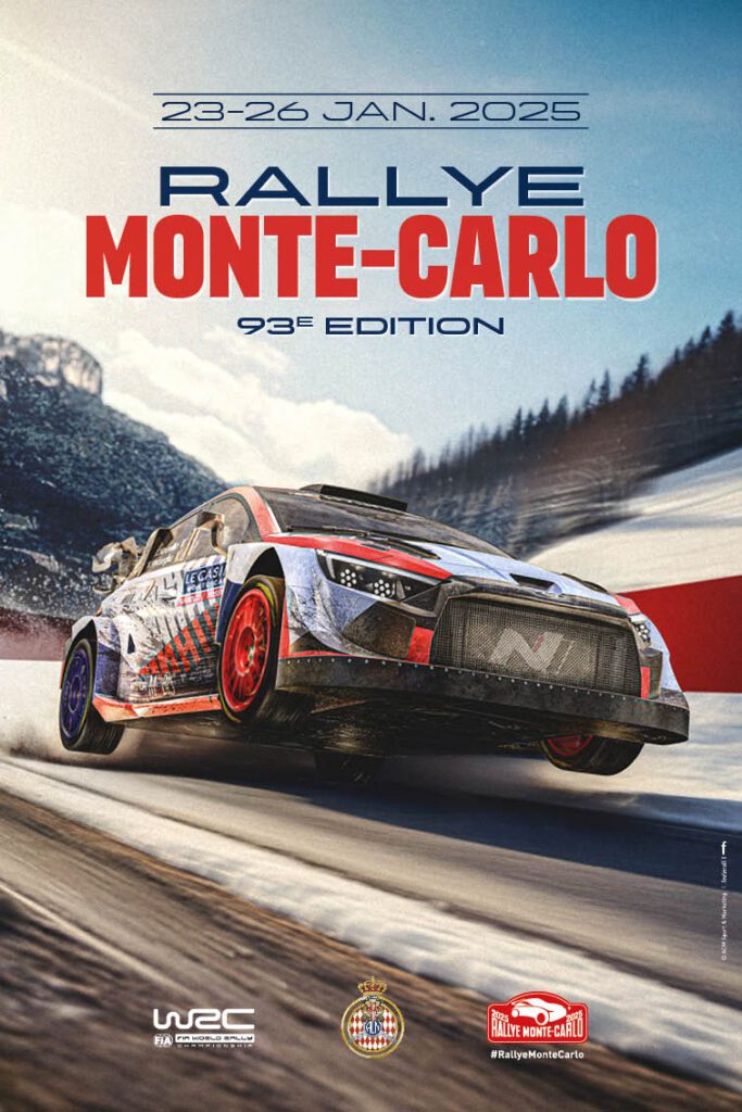 Affiche du 93ème Rallye Monte Carlo