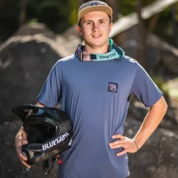 Théo Mathieu compétiteur en VTT