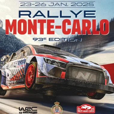 Affiche Rallye Monte Carlo WRC 2025